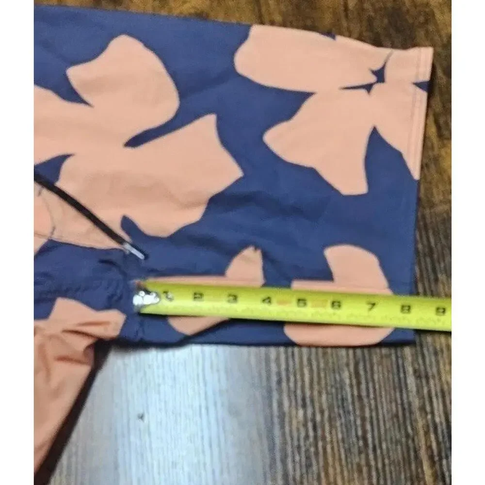 Outerknown Board Shorts Mens 32 Blue Peach Floral Print Swim Trunks‎ Shorts